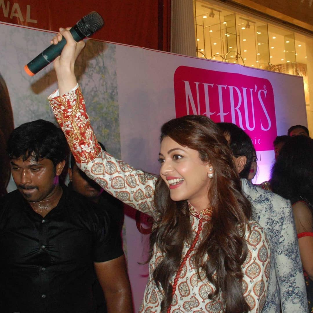 Kajal Aggarwal At Neeru's Store Launch