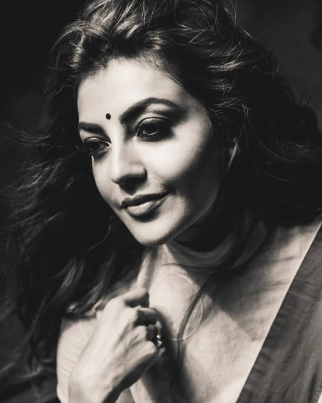 Kajal Aggarwal B&W Shoot