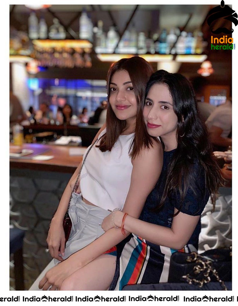 Kajal Aggarwal Caught Red Handed While Drinking In A Bar