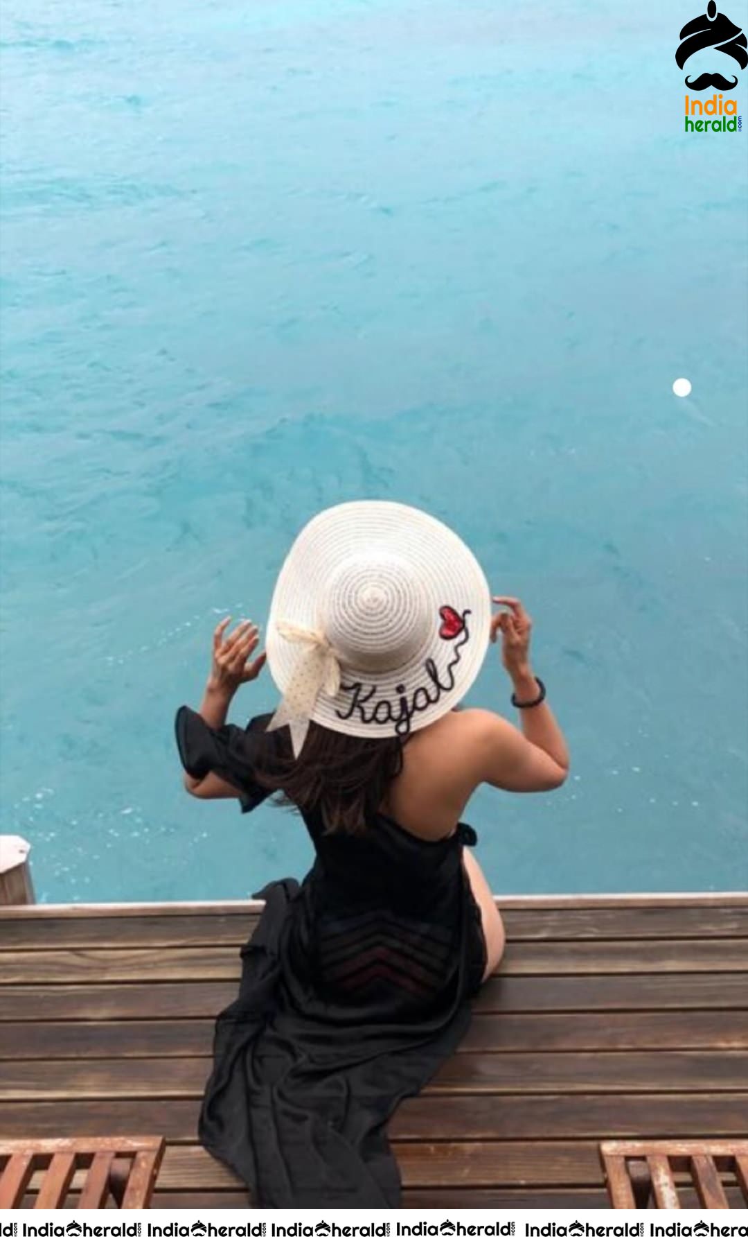 Kajal Aggarwal Enjoying Holiday at Maldives