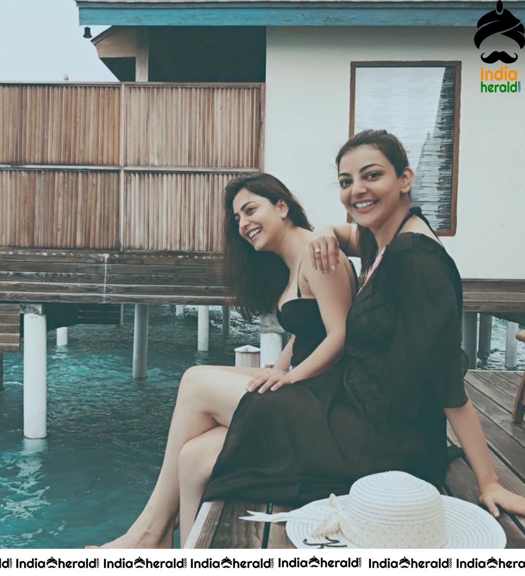 Kajal Aggarwal Enjoying Holiday at Maldives