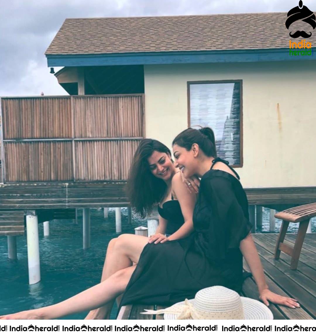 Kajal Aggarwal Enjoying Holiday at Maldives