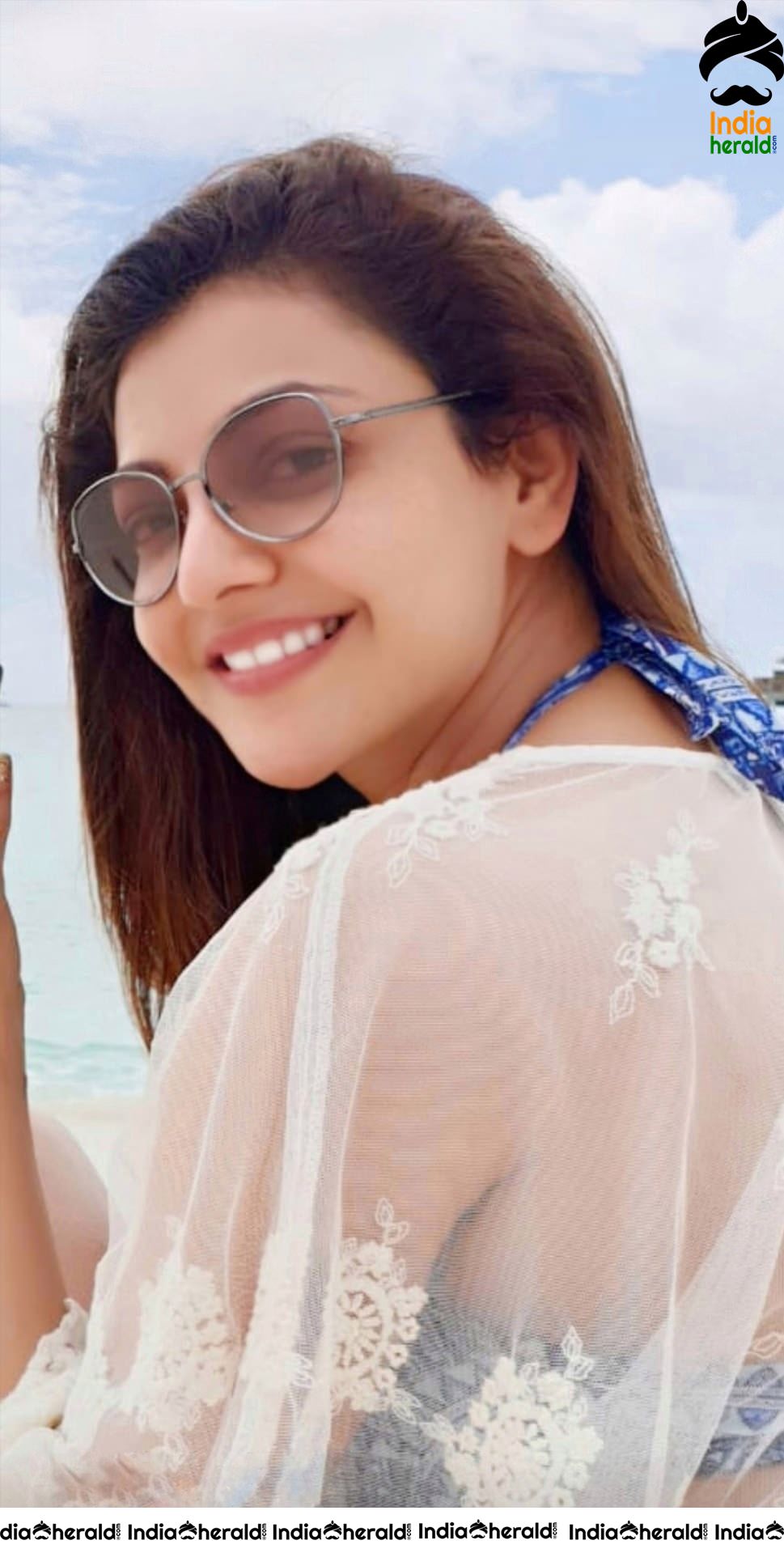 Kajal Aggarwal Enjoying Holiday at Maldives