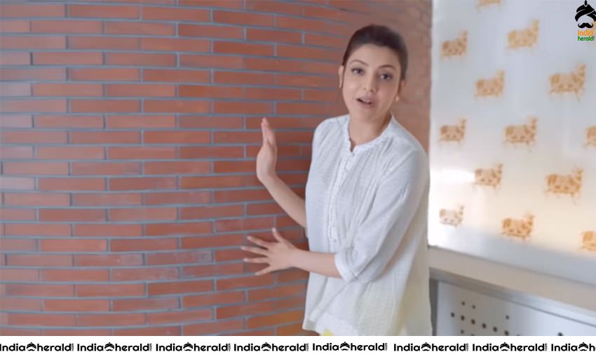 Kajal Aggarwal Gives a Ride inside her Home during Quarantine Days