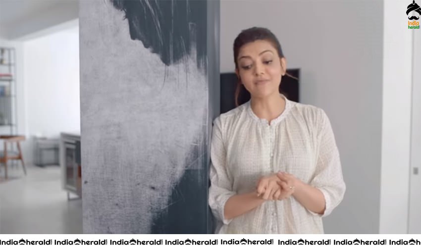 Kajal Aggarwal Gives a Ride inside her Home during Quarantine Days