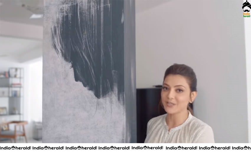 Kajal Aggarwal Gives a Ride inside her Home during Quarantine Days