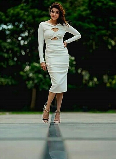 Kajal Aggarwal Hot In White Photoshoot