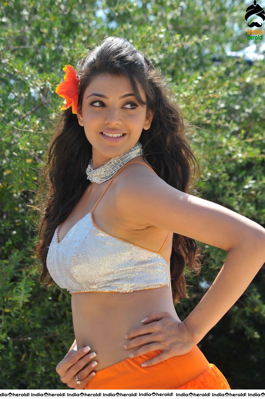 Kajal Aggarwal Hottest Skin Show Photos in Bikini on Beach Sands as she teases our mood Set 2