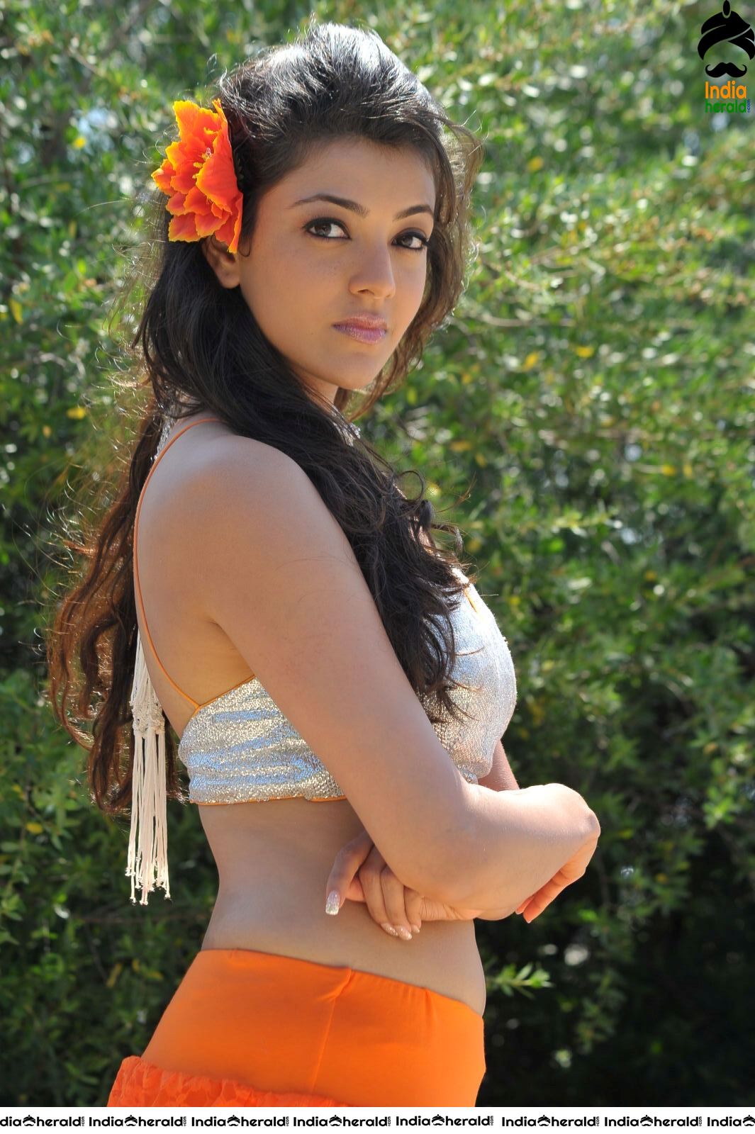 Kajal Aggarwal Hottest Skin Show Photos in Bikini on Beach Sands as she teases our mood Set 2