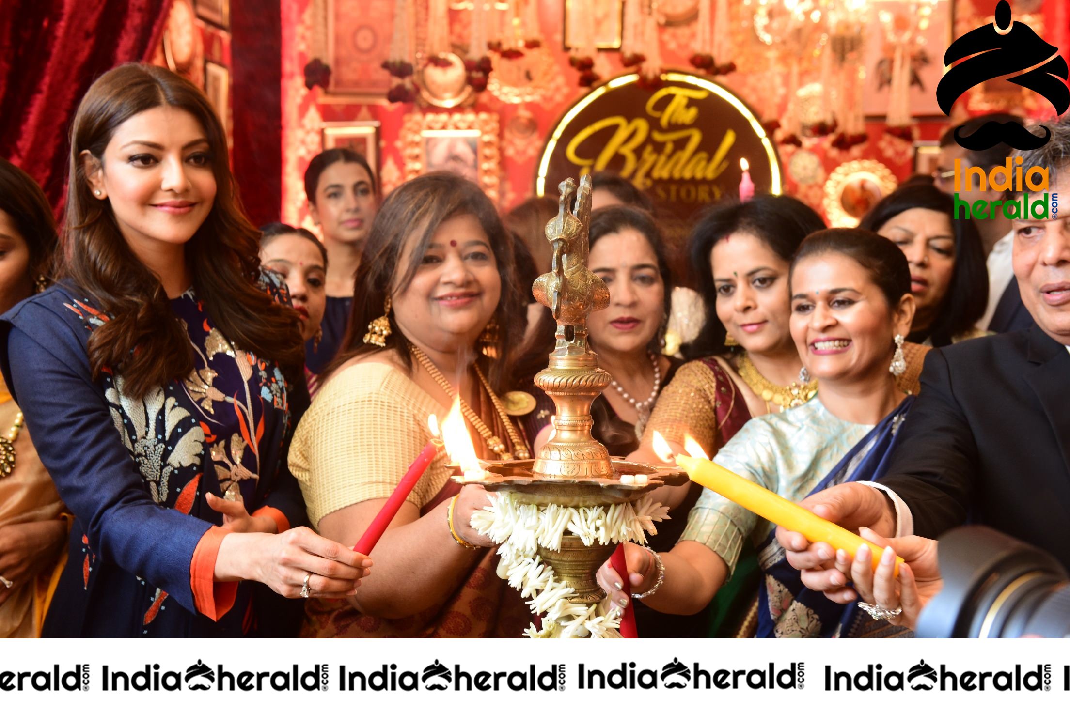Kajal Aggarwal Inaugurates THE BRIDAL STORY