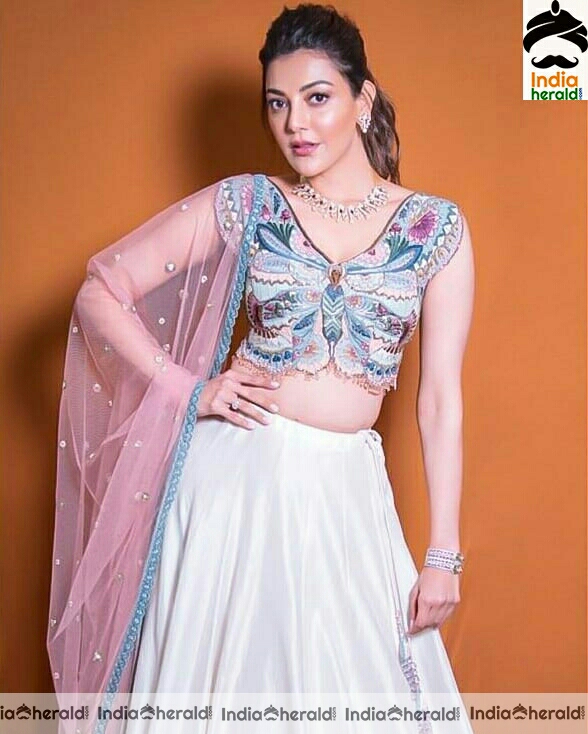 Kajal Aggarwal latest Cute Butterfly Top Stills