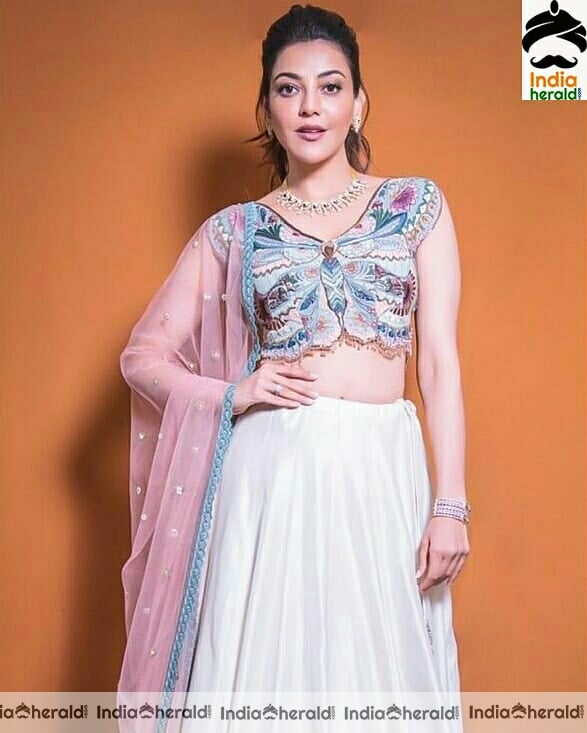 Kajal Aggarwal latest Cute Butterfly Top Stills