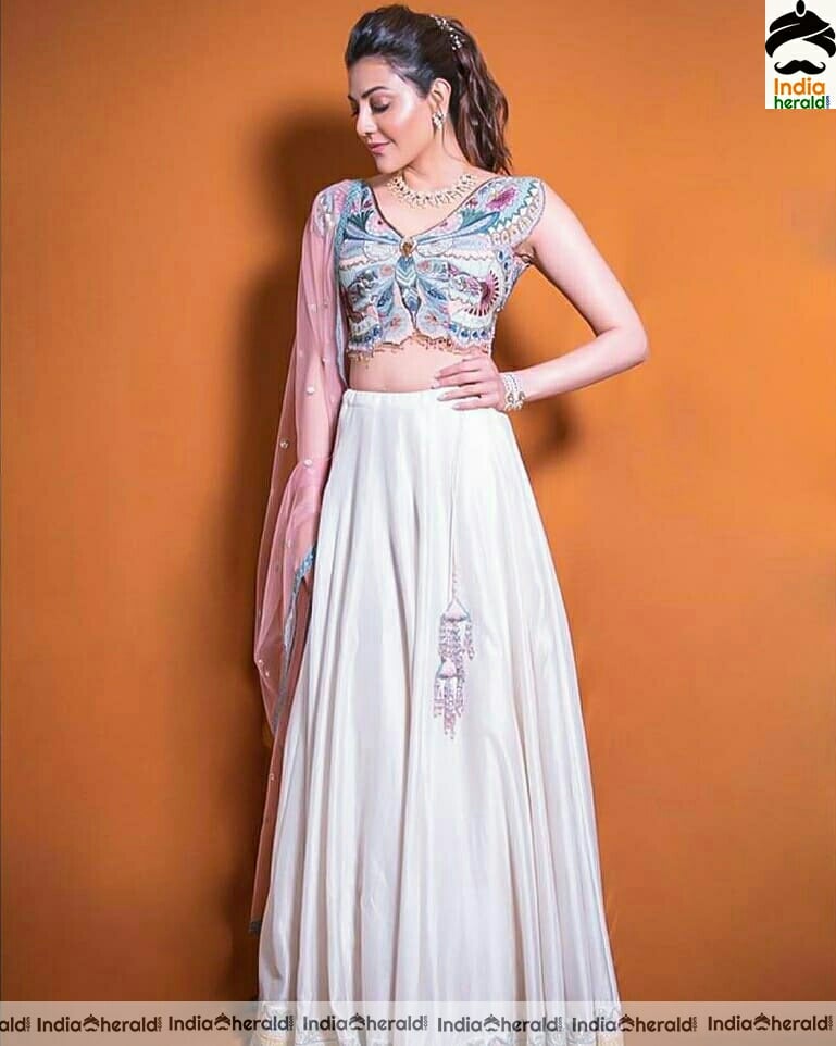 Kajal Aggarwal latest Cute Butterfly Top Stills