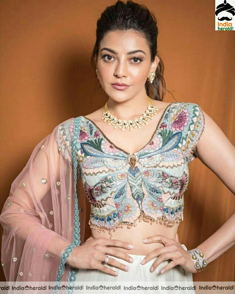 Kajal Aggarwal latest Cute Butterfly Top Stills