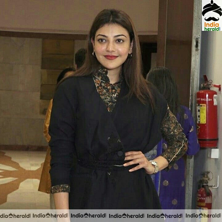 Kajal Aggarwal looking catchy During A Formal Event