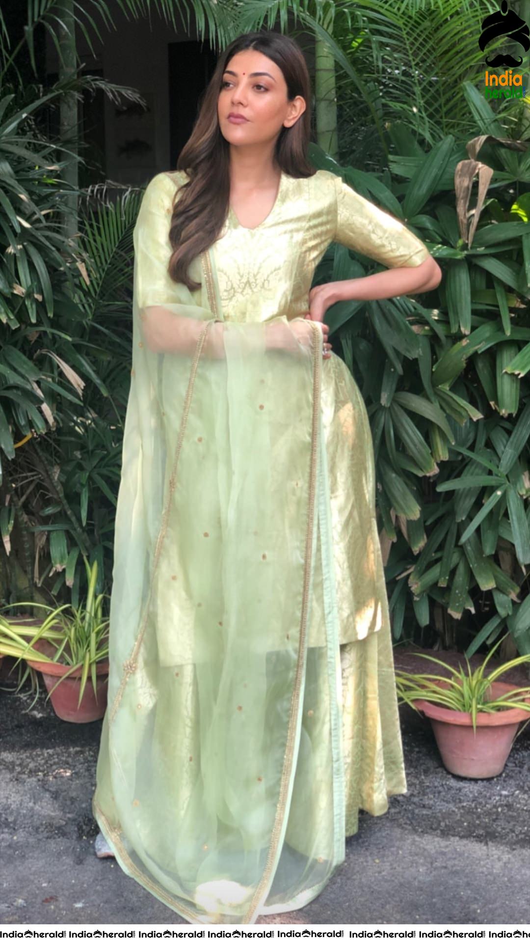Kajal Aggarwal Looking Drop Dead Gorgeous and pretty in Traditional Costume