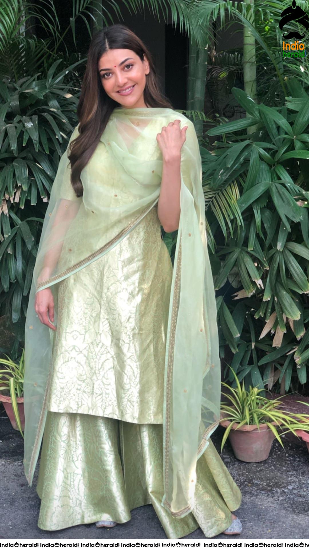 Kajal Aggarwal Looking Drop Dead Gorgeous and pretty in Traditional Costume