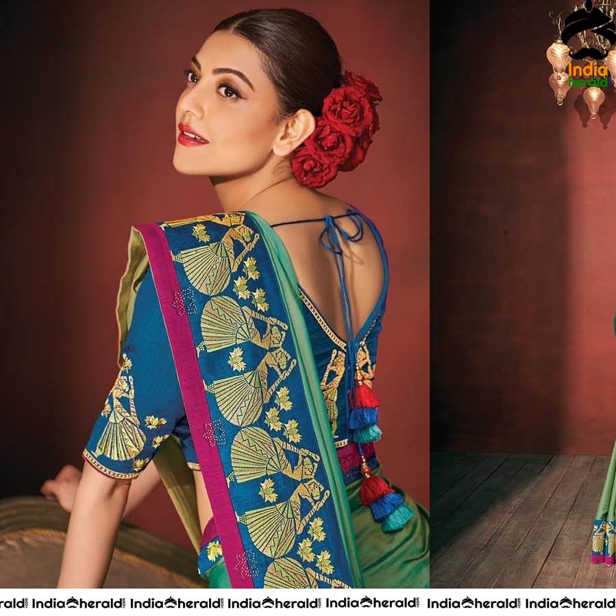 Kajal Aggarwal Looking So Gorgeous in Latest Saree Photoshoot
