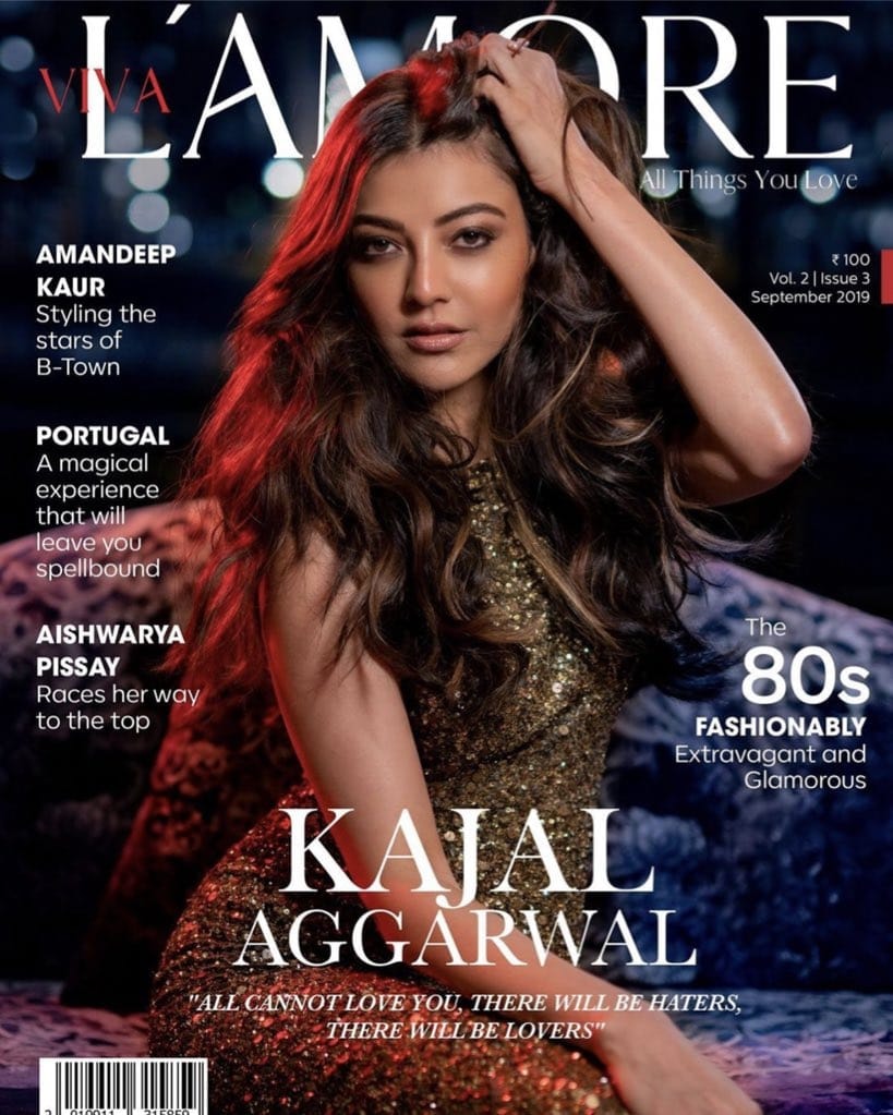 Kajal Aggarwal Poses For Viva LAmore Magazine