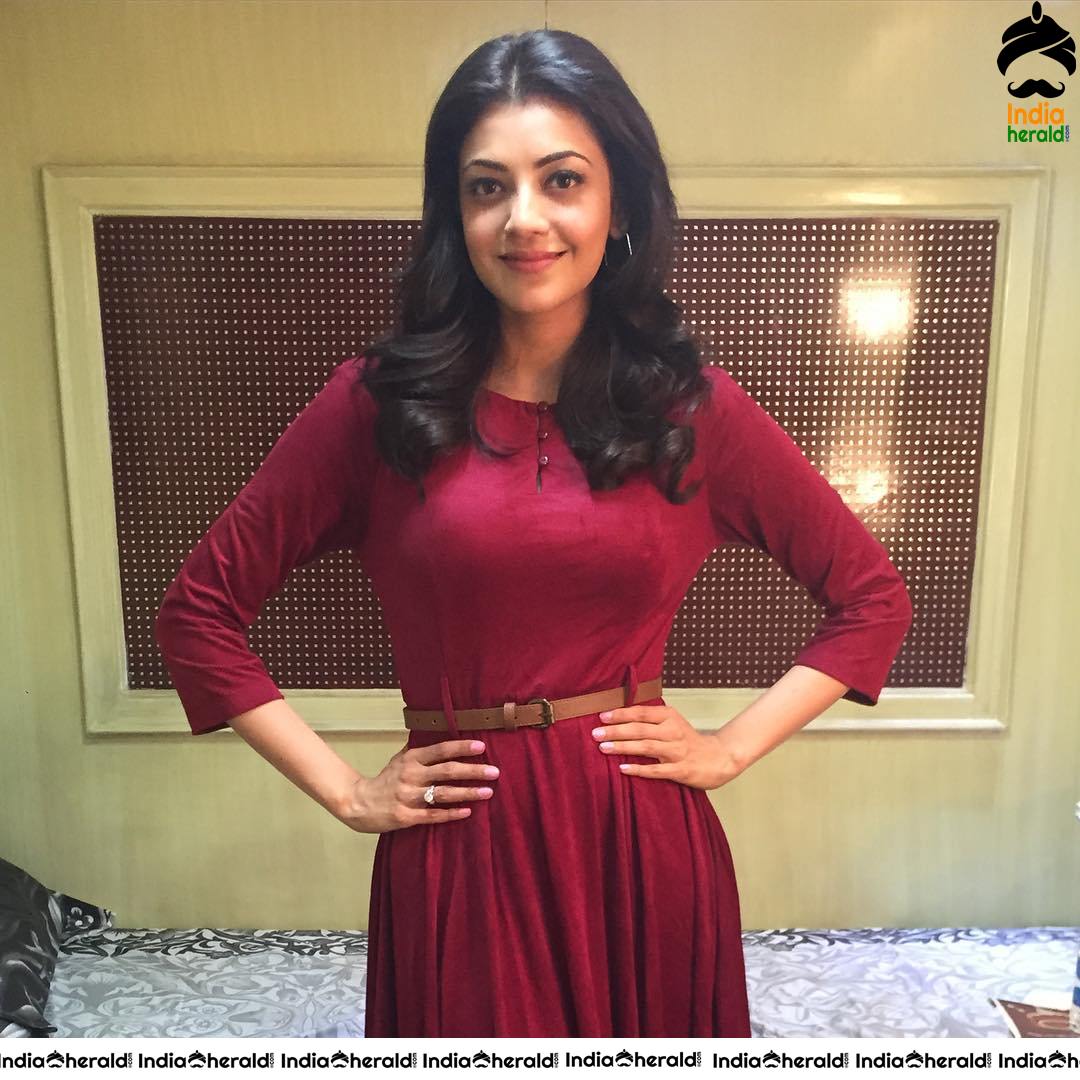 Kajal Aggarwal Rare Hot Photos Behind the Cameras Set 1