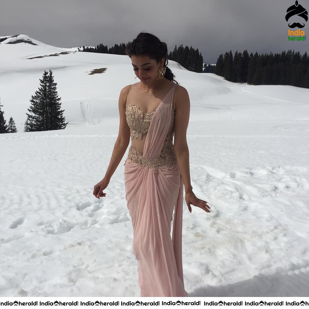 Kajal Aggarwal Rare Hot Photos Behind the Cameras Set 1
