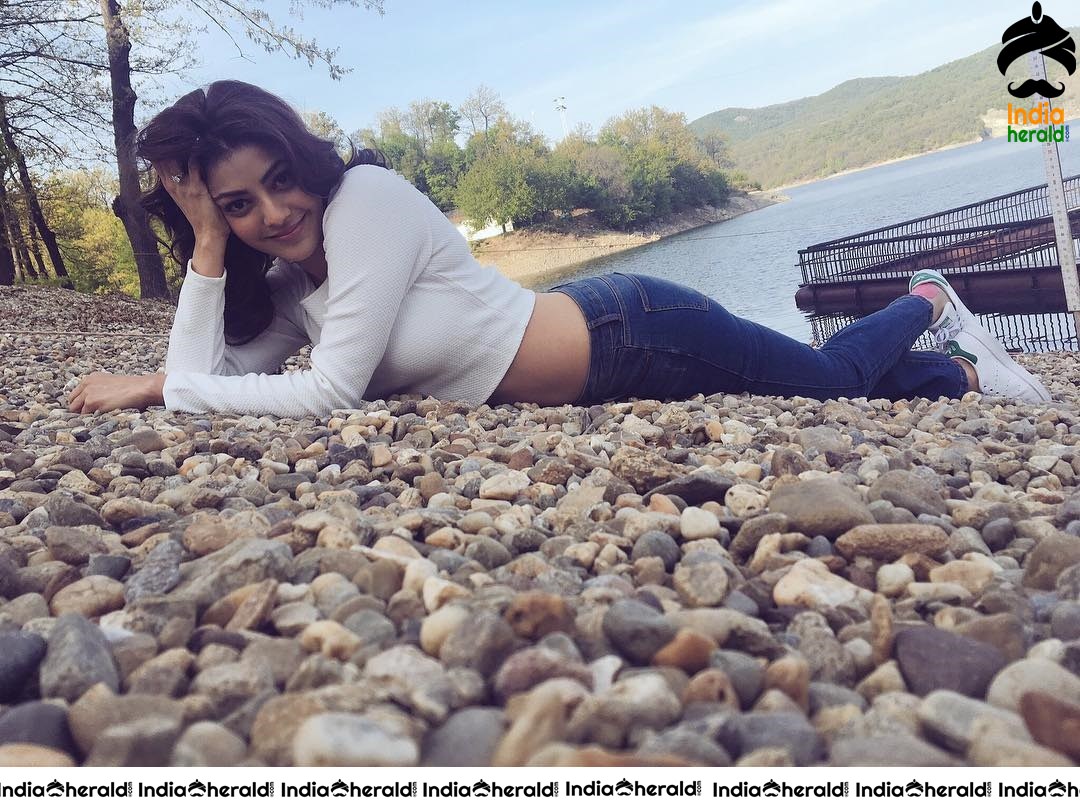 Kajal Aggarwal Rare Hot Photos Behind the Cameras Set 4