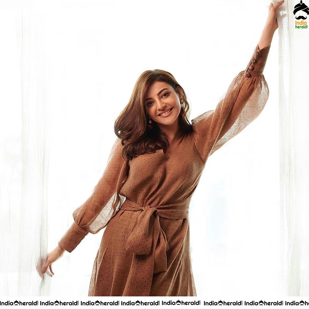 Kajal Aggarwal Unseen Photos in Bathrobe