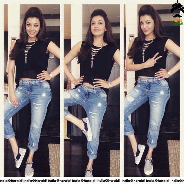 Kajal Aggarwal Unseen Photos with her Family and Neighbors Set 1