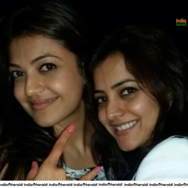 Kajal Aggarwal Unseen Photos with her Family and Neighbors Set 3
