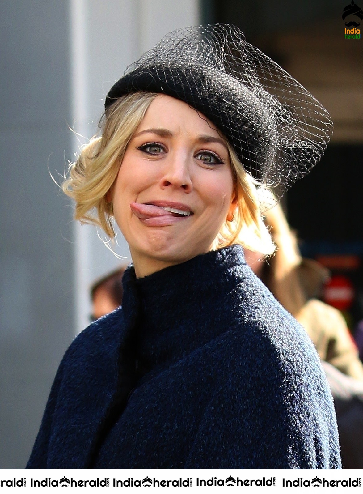 Kaley Cuoco spotted fliming of The Flight Attendant in NYC