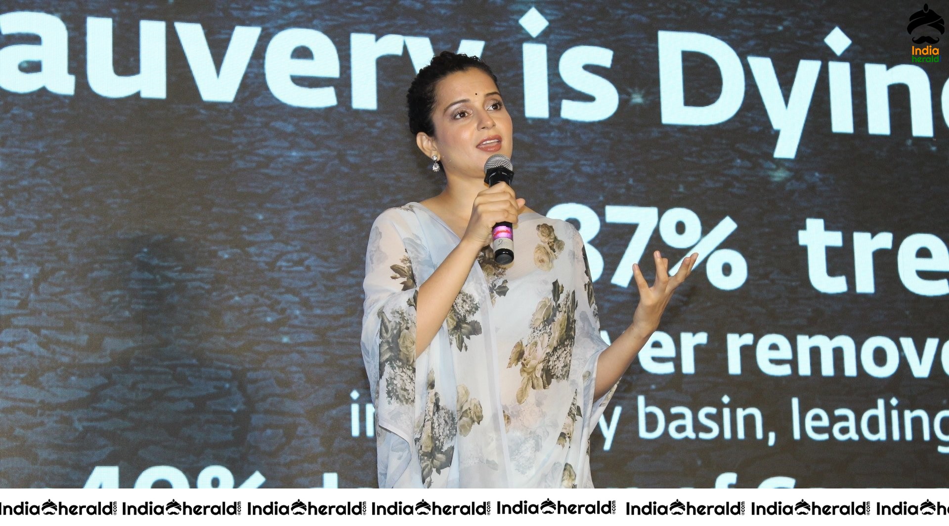 Kangana Ranaut At Cauvery Calling Campaign Set 1