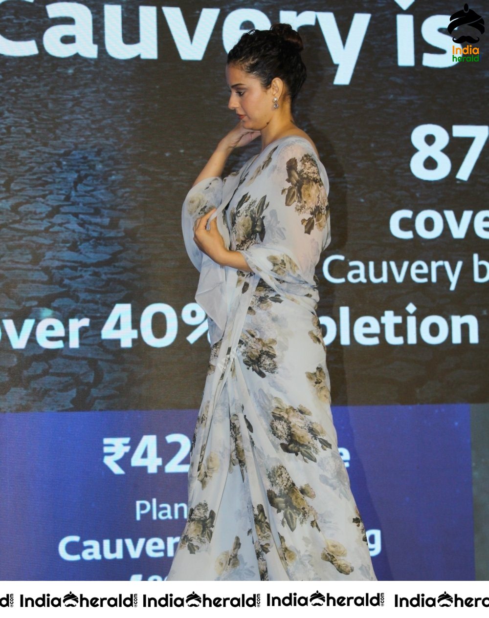 Kangana Ranaut At Cauvery Calling Campaign Set 2