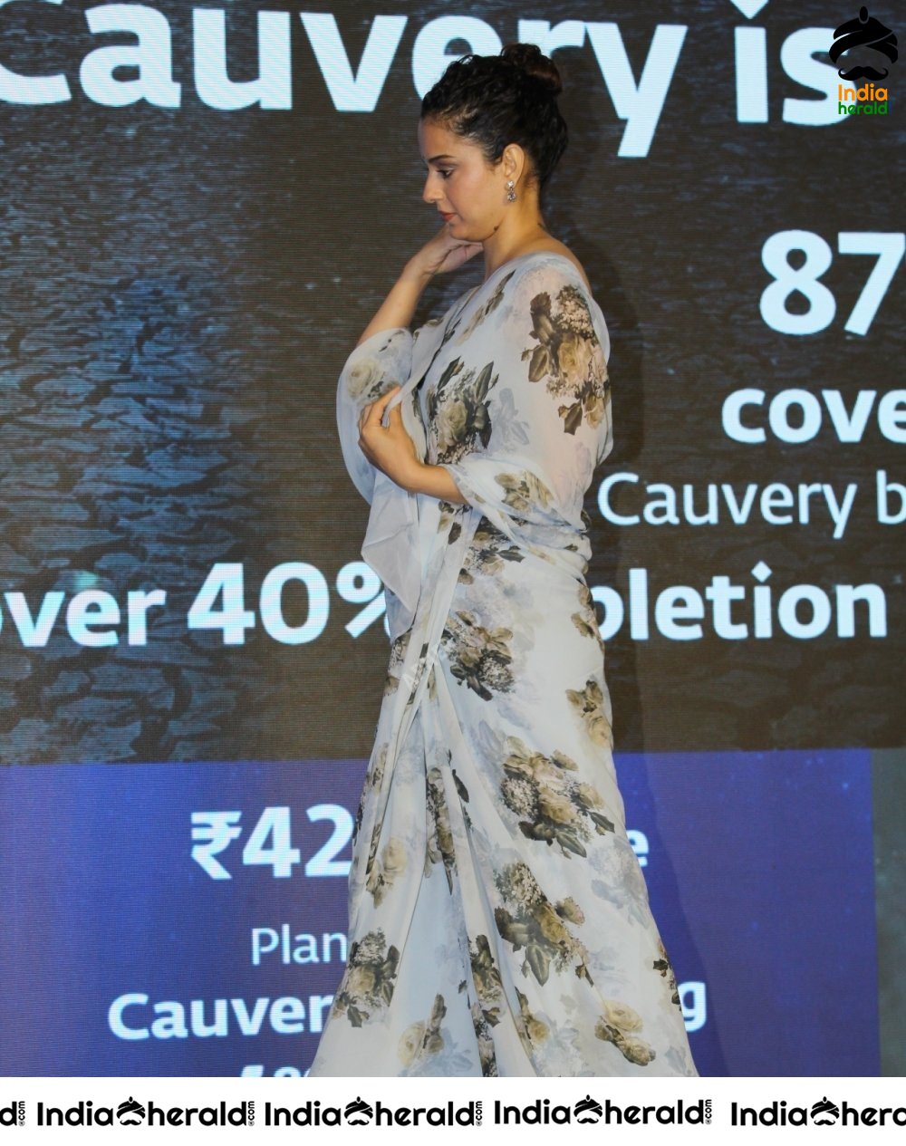 Kangana Ranaut At Cauvery Calling Campaign Set 2