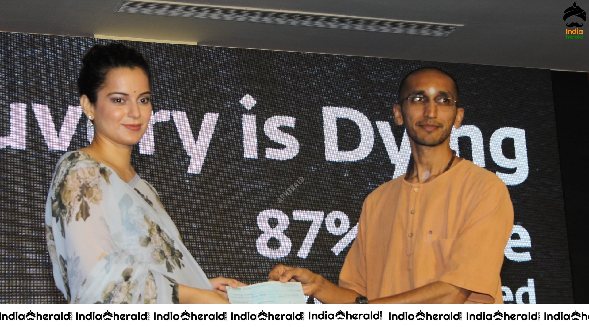 Kangana Ranaut At Cauvery Calling Campaign Set 2