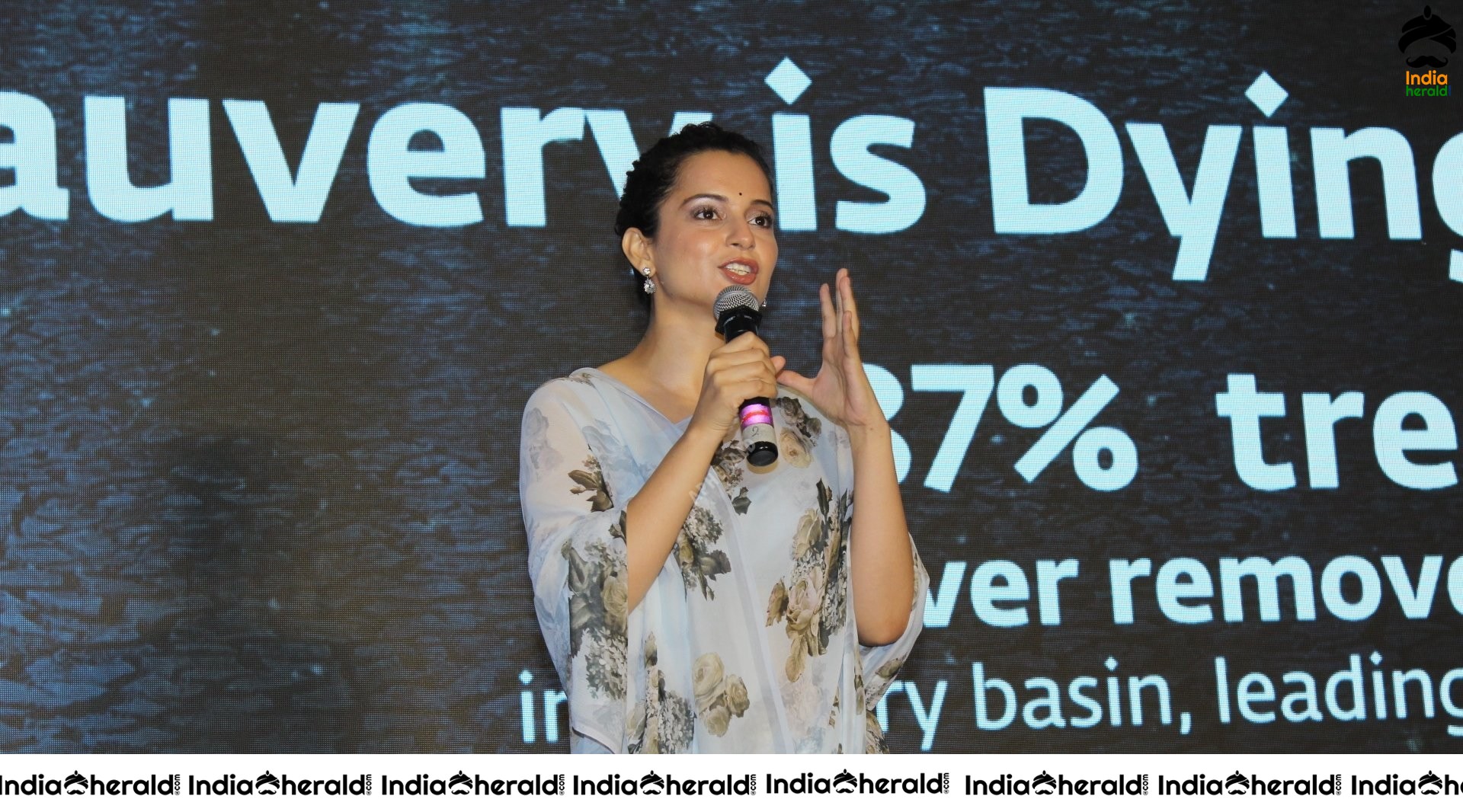 Kangana Ranaut At Cauvery Calling Campaign Set 2