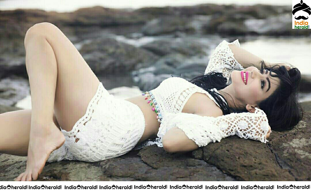 Kangna Sharma Latest hot And Sexy White Dress Stills