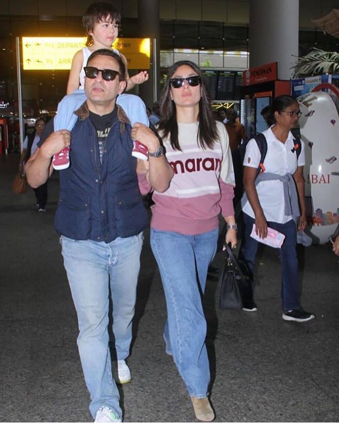 Kareena Kapoor And Said Ali Khan Spotted At London Airport