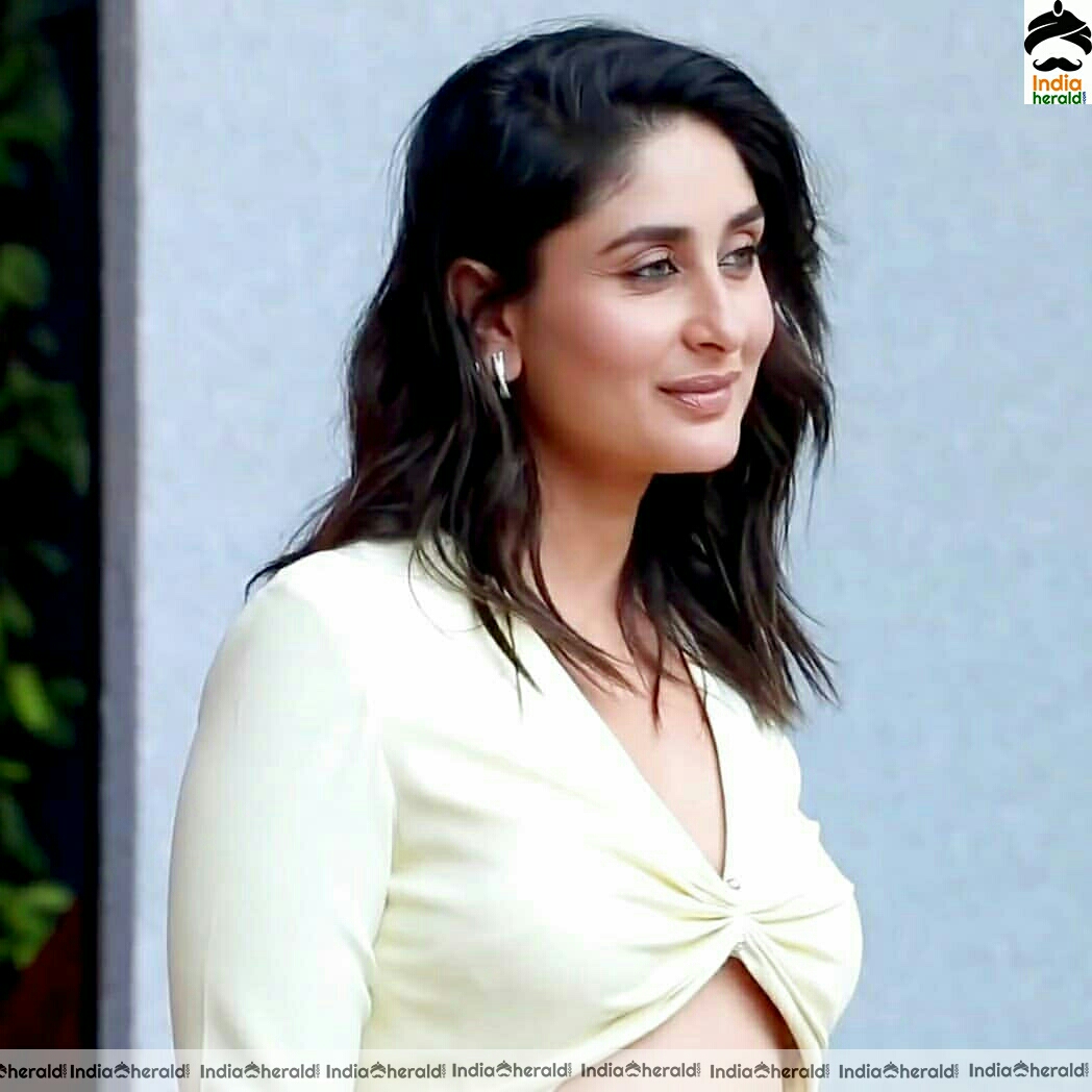 Kareena Kapoor Hot In Yellow Dress Stills