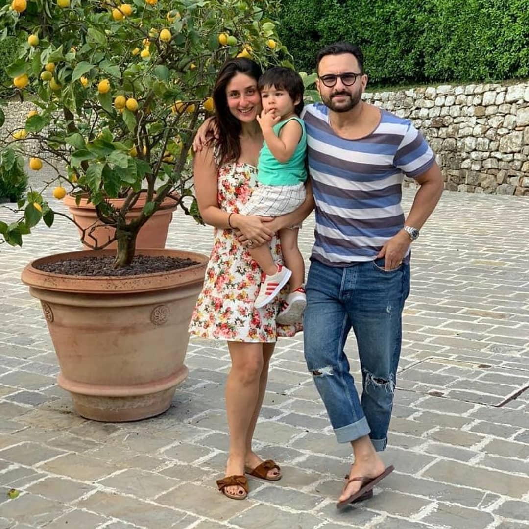 Kareena Kapoor In Her Husband And Son