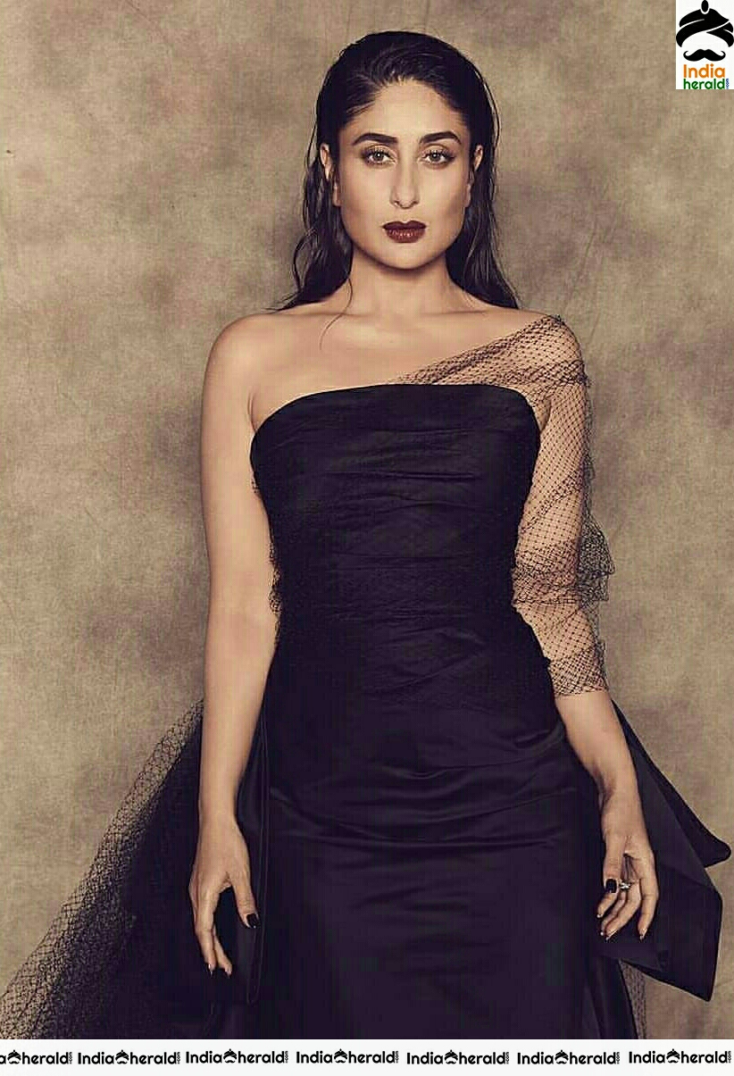 Kareena Kapoor Looking Gorgeous In A Ink Blue Maxy