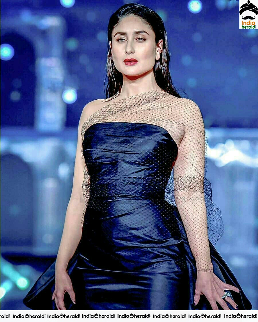 Kareena Kapoor Looking Gorgeous In A Ink Blue Maxy