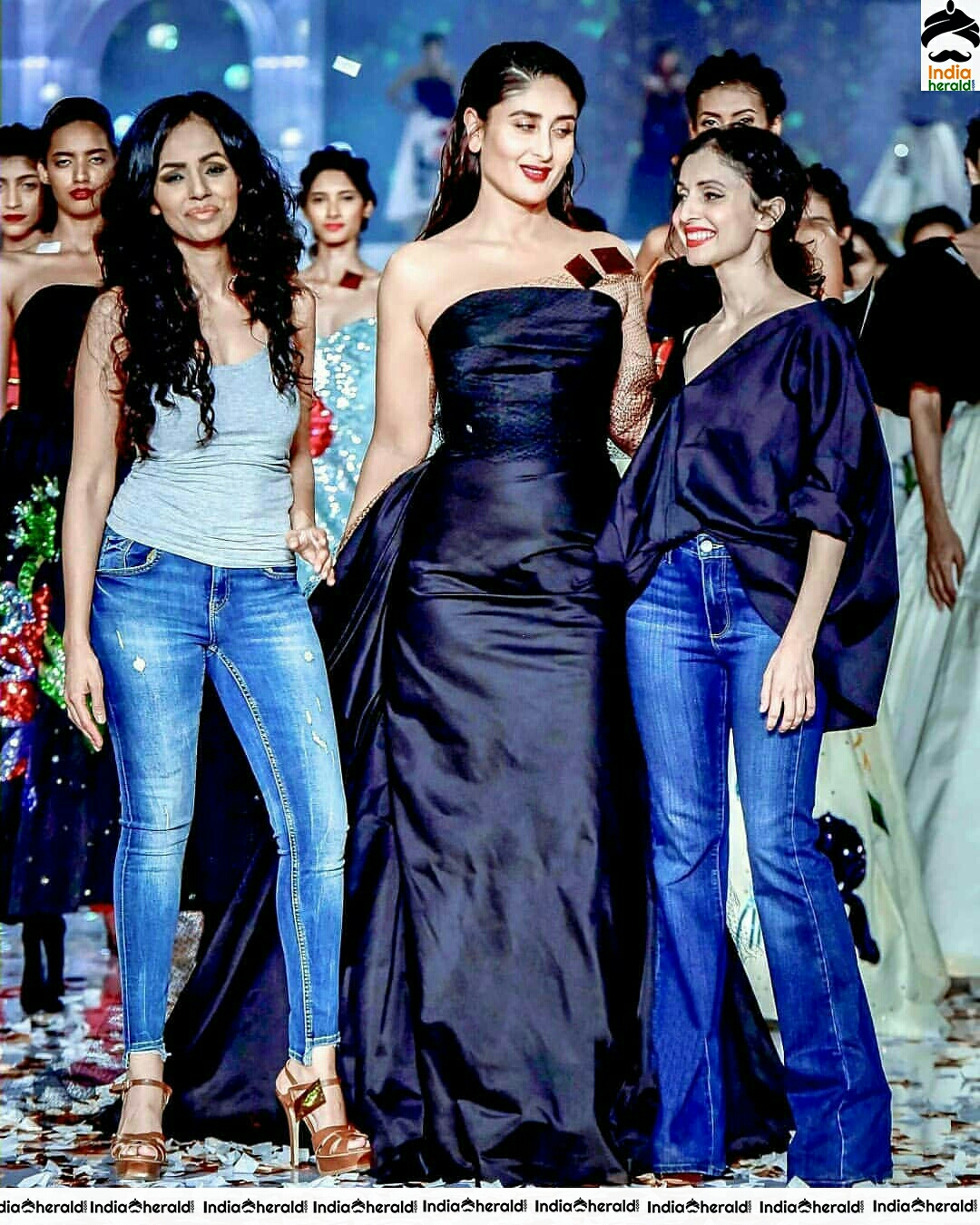 Kareena Kapoor Looking Gorgeous In A Ink Blue Maxy