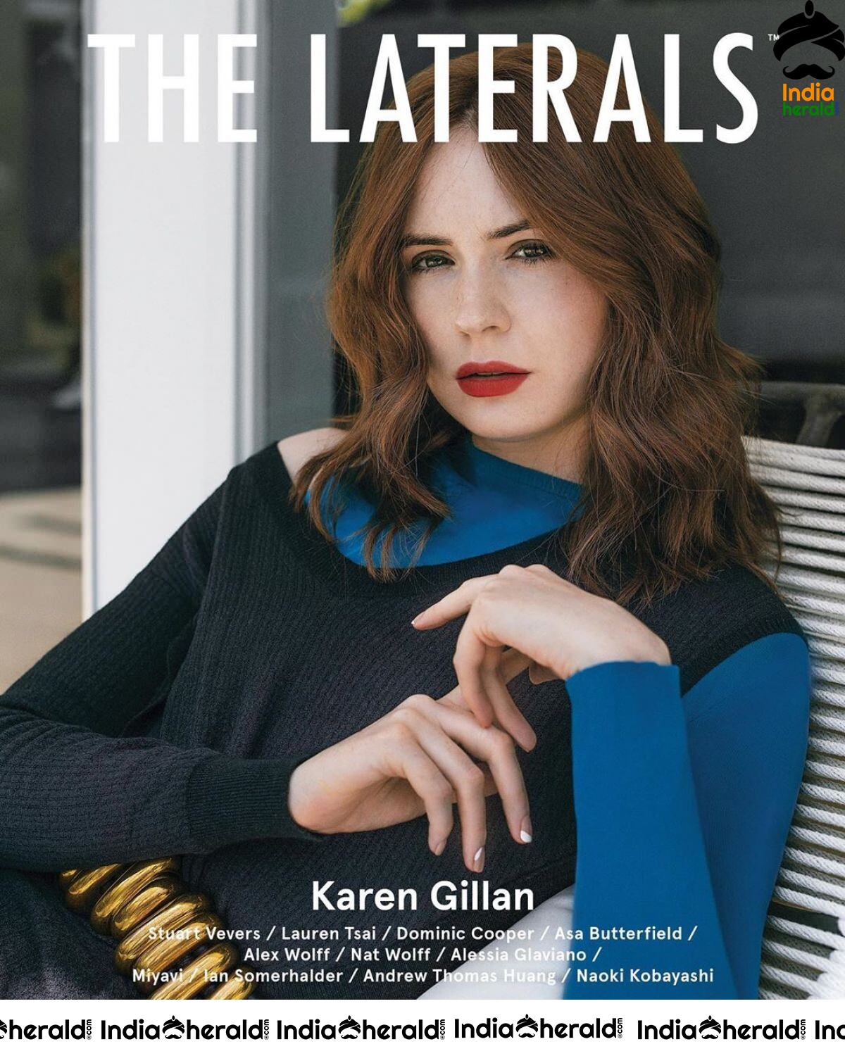 Karen Gillan Poses for The Lateral Magazine