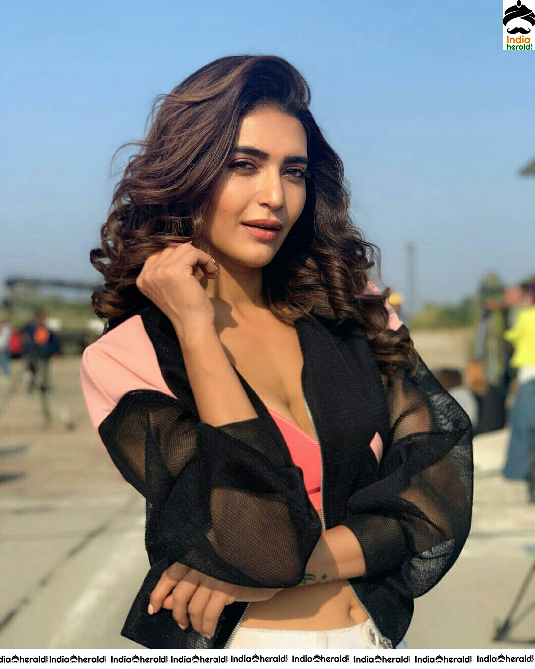 Karishma Tanna Hot In Transparent Top In These Photoshoot