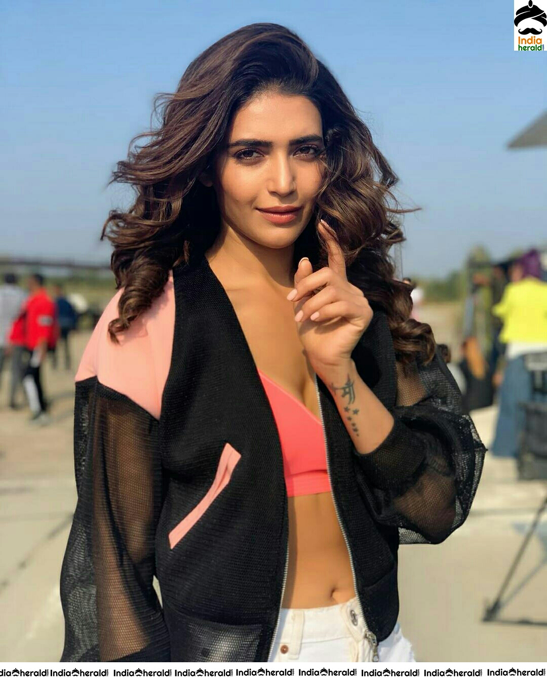 Karishma Tanna Hot In Transparent Top In These Photoshoot