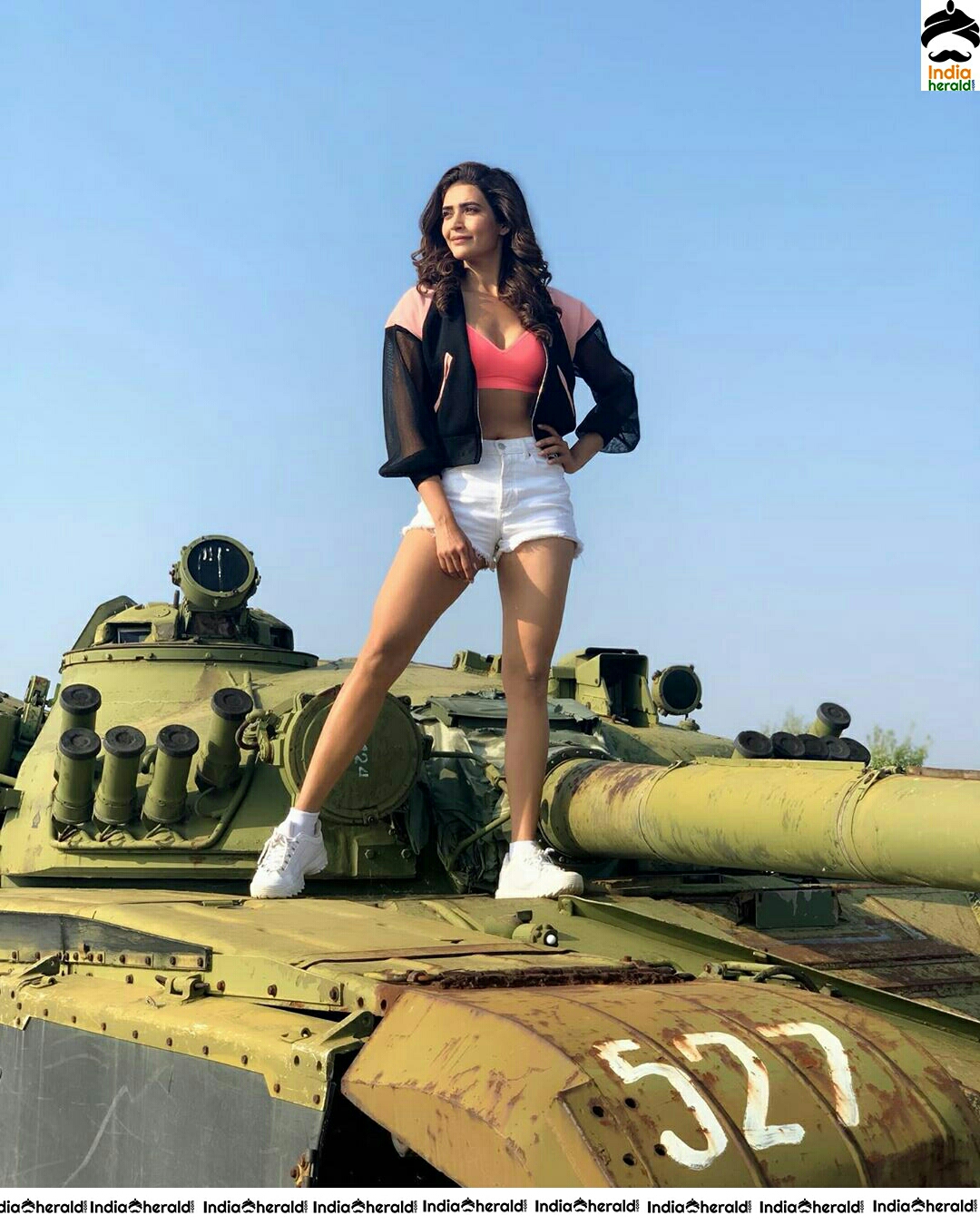 Karishma Tanna Hot In Transparent Top In These Photoshoot