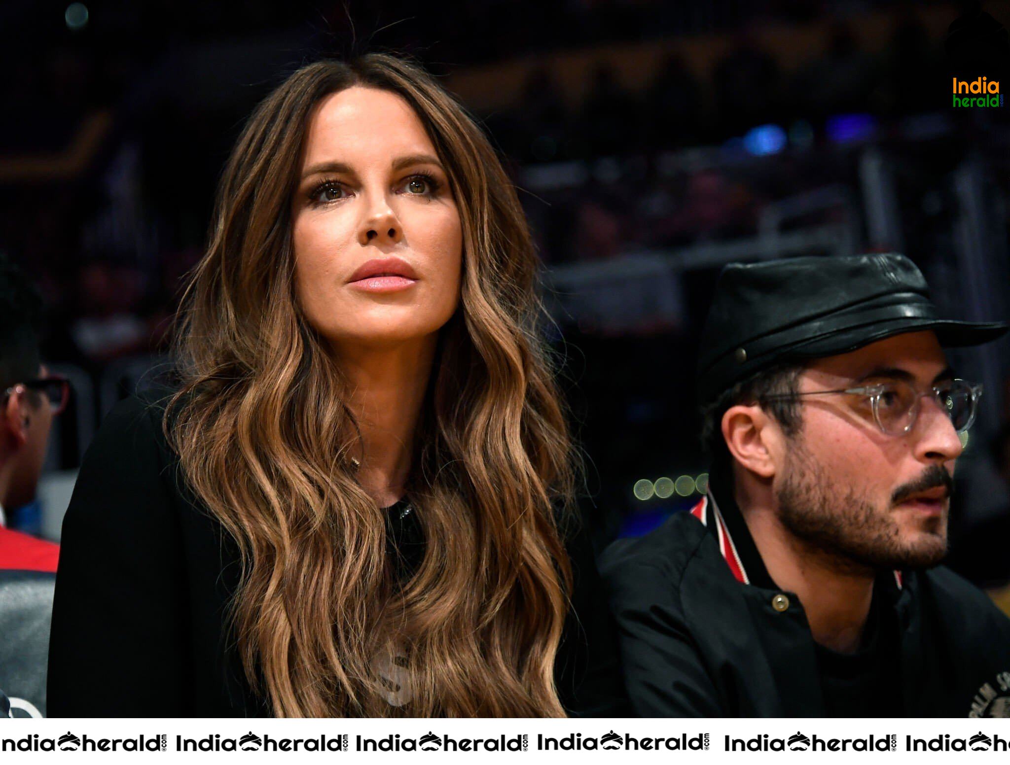 Kate Beckinsale at Miami Heat Vs LA Lakers Game Staples Center in Los Angeles Set 2