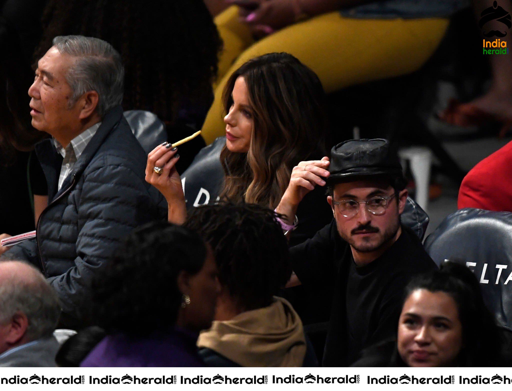 Kate Beckinsale at Miami Heat Vs LA Lakers Game Staples Center in Los Angeles Set 2