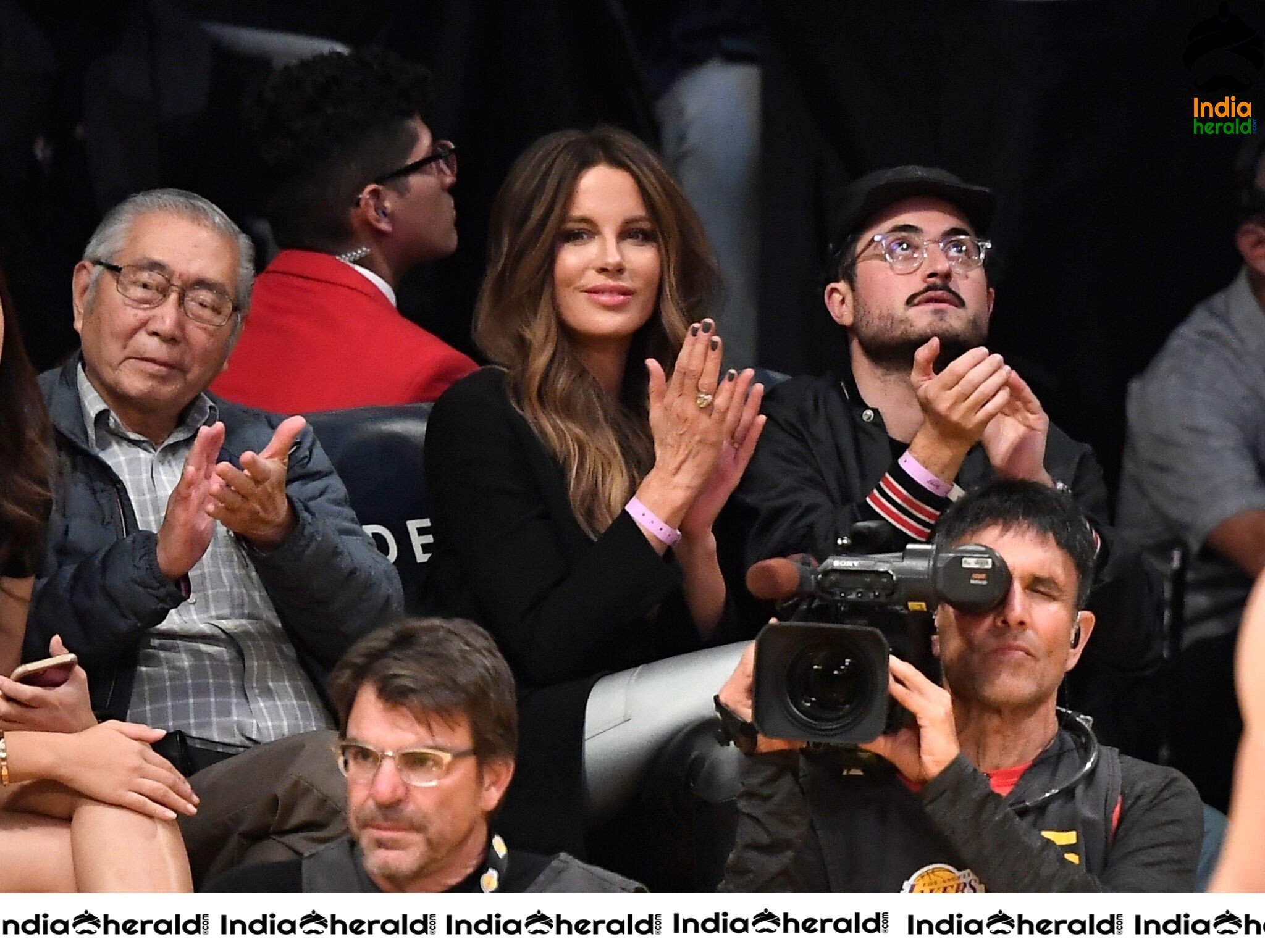 Kate Beckinsale at Miami Heat Vs LA Lakers Game Staples Center in Los Angeles Set 2