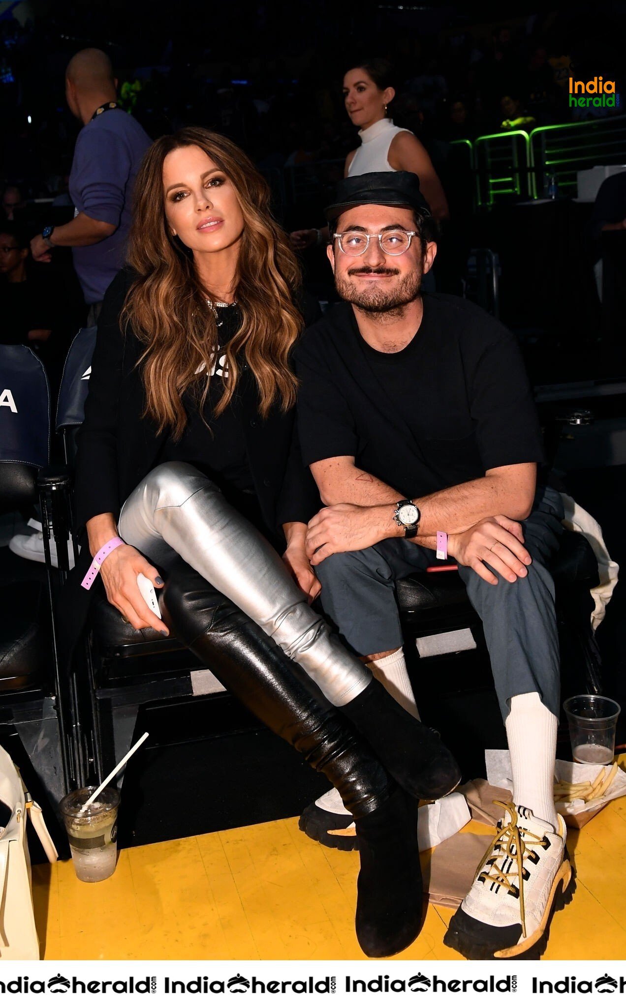 Kate Beckinsale at Miami Heat Vs LA Lakers Game Staples Center in Los Angeles Set 2